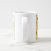 Tandem schlägt über grüne Blätter Jumbo-Tasse (Rückseite)