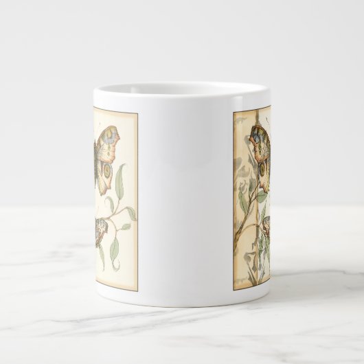 Tandem schlägt über grüne Blätter Jumbo-Tasse (Vorderseite)