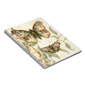 Tandem schlägt über grüne Blätter Notizblock (Rechte Seite)