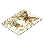 Tandem schlägt über grüne Blätter Notizblock (Linke Seite)