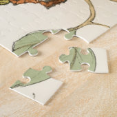 Tandem schlägt über grüne Blätter Puzzle (Seite)