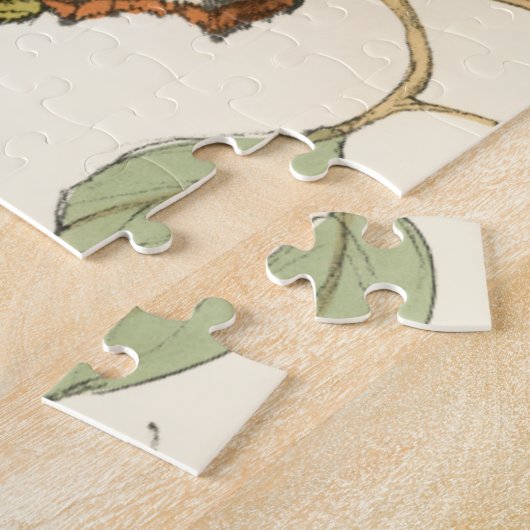 Tandem schlägt über grüne Blätter Puzzle (Seite)