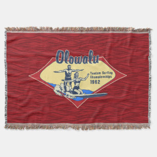 Tandem-Surfen Hawaiian Vintage-Surf-Design Decke