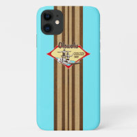 Tandem Surfen Hawaiianische Imitate Wood Aqua Surf