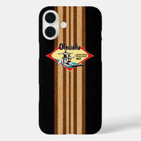 Tandem Surfen Hawaiianische Imitate Wood Black Sur