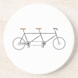 Tandemfahrrad Getränkeuntersetzer