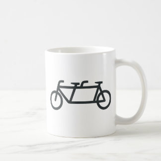 Tandemfahrrad Kaffeetasse