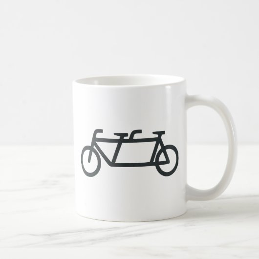 Tandemfahrrad Kaffeetasse (Rechts)