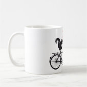 Tandemfahrrad mit Eichhörnchen Kaffeetasse (Links)