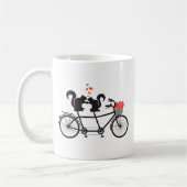 Tandemfahrrad mit Eichhörnchen Kaffeetasse (Links)