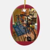 Tandemfahrrad-Verzierung Keramikornament (Vorne)