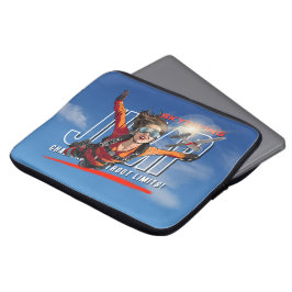 Tandemsprung-Gefühl Freiheit über den Wolken | 13" Laptopschutzhülle