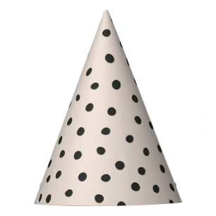 Tandoor Black Dots Party Hat Partyhütchen