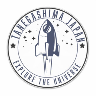 Tanegashima Japan Erforschen des Universums Aufkleber