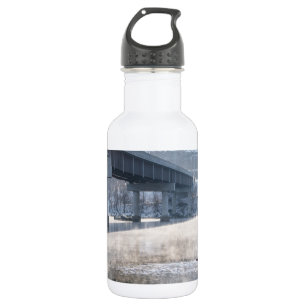 Taneycomo See Foggy Winter Angeln Stainless Steg Edelstahlflasche