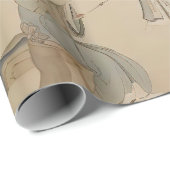 Tang Dynsty Handmaidens Geschenkwrap Geschenkpapier (Rolleneckpunkt)