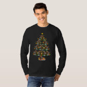 Tang Fish Xmas Lights Tang Christmas Tree T-Shirt (Vorne ganz)