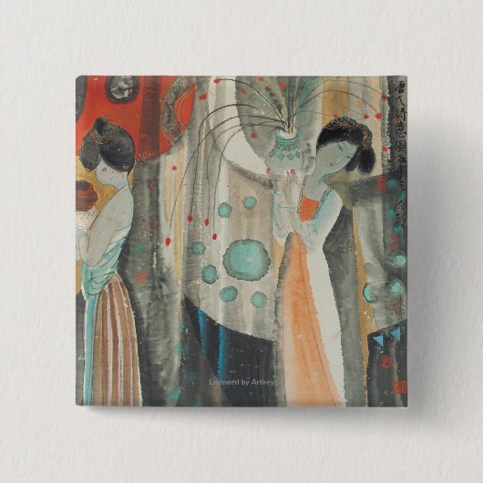 Tang-Frauen Button (Vorderseite)