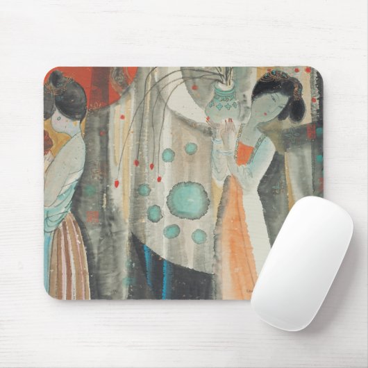 Tang-Frauen Mousepad (Mit Mouse)