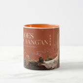 Tang-Reich-Palastmalereirulle. Tasse (Zentrum)