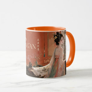 Tang-Reich-Palastmalereirulle. Tasse
