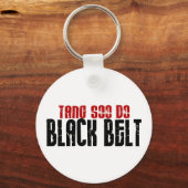 Tang Soo Do Black Belt Karate Schlüsselanhänger (Vorderseite)