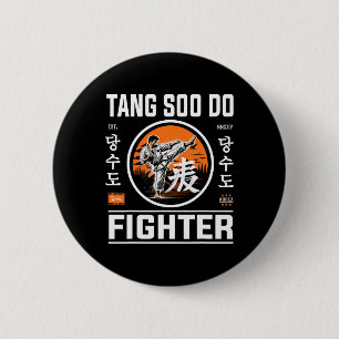 Tang Soo Do Fighter - für den Fan des koreanischen Button