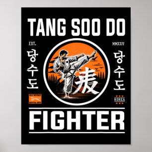 Tang Soo Do Fighter - für den Fan des koreanischen Poster