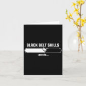 Tang Soo Do Funny Kids Black Belt Skills Loading K Karte (Gelbe Blume)
