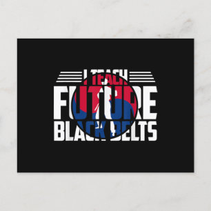 Tang Soo Do Instructor Martial Arts Teacher Korean Postkarte