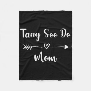 Tang Soo Do Mama Funny Woman Sport Lover Mütter Da Fleecedecke
