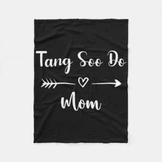 Tang Soo Do Mama Funny Woman Sport Lover Mütter Da Fleecedecke