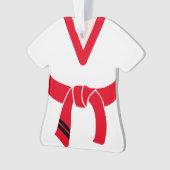 Tang Soo Do Red Belt 1. Gruppe Personalisiert Ornament (Vorderseite)