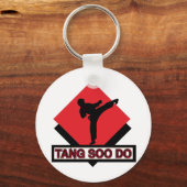 Tang Soo Do red diamond Schlüsselanhänger (Vorderseite)