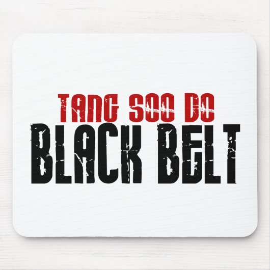 Tang Soo tun Gürtel-Karate Mousepad (Vorne)