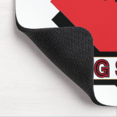 Tang Soo tun roten Diamanten Mousepad (Ecke)