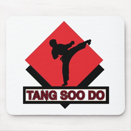 Tang Soo tun roten Diamanten Mousepad (Vorne)