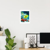 Tang tropische Fische Poster (Heimbüro)