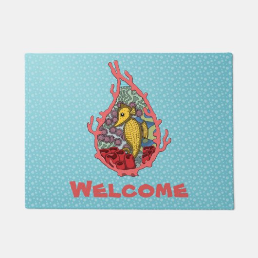 Tanga das Seepferd Doormat Fußmatte (Vorderseite)