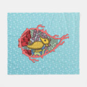Tanga das Seepferd Fleece Blanket (Vorderseite (Horizontal))