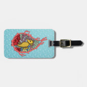 Tanga, das Seepferd-Gepäckmarke Gepäckanhänger (Vorderseite horizontal)