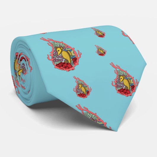 Tanga das Seepferd Männer-Neck-Tie Krawatte (Gerollt)