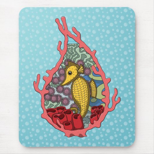 Tanga das Seepferd Mousepad (Vorne)