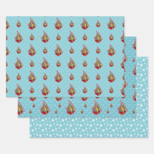 Tanga das Seepferd Wrapping Paper Set Geschenkpapier Set (Set)