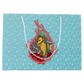 Tanga, die Seepferd-Geschenktasche Große Geschenktüte (Rückseite)