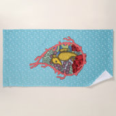 Tanga Seepferd Beach Handtuch (Vorderseite)
