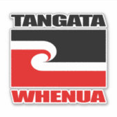 Tangata Whenua Aufkleber (Vorderseite)