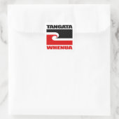 Tangata Whenua Quadratischer Aufkleber (Tasche)