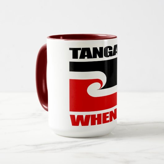 Tangata Whenua Tasse (Vorderseite Links)