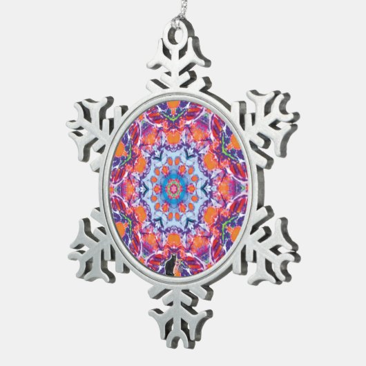 Tanger Kaleidoskop Snowflake Ornament (Rechts)